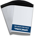 White Plastic Poly Mailers 24"x24" | Shipping Bags for Clothing, Books, and Accessories | Durable Shipping Envelopes, Waterproof, Tear-Proof with Strong Self-sealing Adhesive | 100-Pack