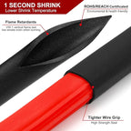 Chanzon 2:1 Ratio 9/64" (3.5mm) Heat Shrink Tubing 8Ft Roll (2.5M Total Length) Red Polyolefin Sleeving Wrap Shrinking 2 to 1 1pcs
