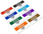 XpressTags 1" x 2" Sequentially Barcoded Custom Asset Tags, Fixed Inventory Asset Labels with Serial Number, Permanent Adhesive Vinyl Stickers - Pack Sizes 100 to 5000, Made in USA