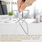 200 Pcs Ideal Paper Clamps Butterfly Clips Large Mental Butterfly Wire 1.5 x 1.26 Inch No. 2 Size Silver Durable Metal Clips for Crafting Sewing Paper Fabric DIY Project Holders