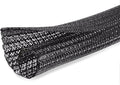 25ft - 1 inch Cable Protector Sleeve Split Wire Loom Tubing for Power, Audio, USB, Cord Management for TV, Computer, Protection from Pets Chewing, Black