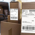 FungLam 80 Rolls 4x6 Direct Thermal Shipping Labels, 250 Labels Per Roll, 1" Core, Perforated, White Mailing Postage Shipping Label Compatible with Zebra 2844 ZP-450 ZP-500 ZP-505