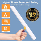 116in Cord Hider Kit, Cord Covers for Wires on Wall, Paintable Cable Raceway, Cord Hider for Wall Mount tv, tv Cable Hider Wall kit, Wire Covers for Cords, W0.96in X H0.57in, White