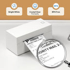 Fanfold 4" x 6" Direct Thermal Labels 1000 Thermal Printer Paper 2 Stacks Shipping Labels