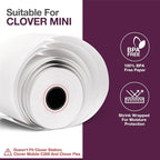 Receipt Paper for Clover Mini and Clover Mobile Thermal Printer - Receipt Paper Rolls Compatible with Clover Mini POS models C200, C300, C301, C302, C305 (105 Rolls)