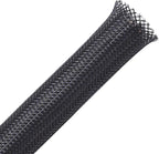 100ft - 1/8 inch PET Expandable Braided Sleeving – Black – Alex Tech Braided Cable Sleeve