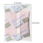 [6 Packs] 50g Desiccant Packs, Indicating Silica Gel Packets, Rechargeable Desiccant Packs, Desiccant Moisture Absorber for Storage