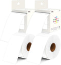 PARLAIM 3x5 inch Rectangle Color Code Stickers, 1000PCS 4 Rolls Square Adhesive Inventory Label, White