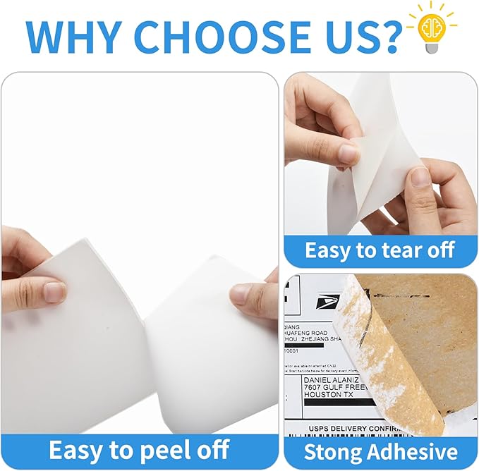 40 Rolls 4x6 Direct Thermal Shipping Labels 450 Labels/Roll Compatible with Zebra 2844, 2843, 2844z Eltron, Address Label for Logistics E-Commerce Mailing Warehouse Thermal Label for FBA USPS