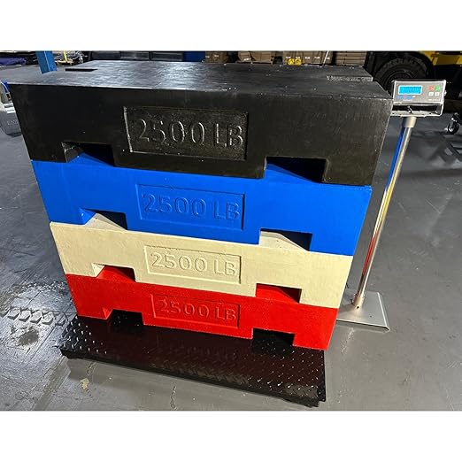 SellEton SL-4x4-1k-NN 48" x 48" (4' x 4') Industrial Floor Scale, Pallet Size/Warehouse Shipping 1000 lb x 0.2 lb