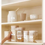 1000 Blank Removable Labels, Blank Removable Freezer Labels Water Oil Resistant with Perforation Line for Food Containers Jars Pantry Organization (Each Measures 1x 3 Inch)
