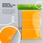 Royal Green Rectangular Stickers Color-Coding Labels for Organizing, Moving, and Storage Boxes 4" x 2" Stickers to Write On Name Tags, 45-Pack (Light Blue)