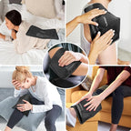 APEXUP Gel Ice Packs for Injuries Reusable, Flexible Double Sided Cold Packs for Injuries, Ice Pack for Knee, Shoulder, Back, Hip, Leg, Arm (Black, S, 2PK)