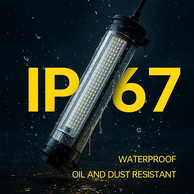 IP67 30W Explosion Proof Lights LED Machine Light Work Tube Industrial Lighting for CNC Machine 110V to 220V (30w)