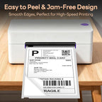 Compatible DYMO 1744907 4" x 6" Direct Thermal Shipping Labels, Strong Adhesive & Perforated, Compatible with Rollo, Zebra & More – NOT for DYMO 5XL (12 Rolls / 2640 Labels), TRSTGIX