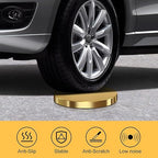 kaiyomi 6Pcs Stanchions with Red Velvet Ropes Set, 5 Feet Velvet Ropes and Posts Poles for Red Carpet Party Decoration and 360° Photo Booth (Golden)