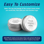 100 Custom Vinyl Stickers - Upload Your own Image, Text, Design, Logo - Personalized Logo Labels for Handmade, Packaging, Bottle, Jars, Candle, Brand Stickers (Silver Marble, 5x5)
