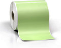 4" X 6" Direct Thermal Perforated Stickers Labels for Shipping Labels, Inventory, and Color Coding - Compatible with Zebra, Rollo, Godex and More (Green, 6 Rolls)