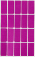 Small Rectangular Label Stickers 1.57 inch x 0.75 inch - 2160 Pack, Purple Color-Coding Labels (40mm x 19mm)