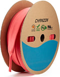 Chanzon 3:1 Ratio - 80ft Roll - Heat Shrink Tubing 3/4" (19.1mm) - Marine Grade Waterproof Adhesive Lined - (25M Total Length) Red Polyolefin Sleeving Wrap Shrinking 3 to 1 Ratio 1pcs