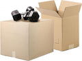 The Boxery 22 x 18 x 16 Inches Heavy Duty Grade ECT44, Brown/Kraft Corrugated Cardboard Shipping Boxes 15-Pack |Mailing, Packing, Moving & Storage for Business/Home-Recyclable - Made in the USA