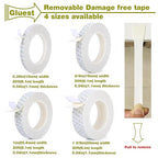 Removable Double Sided Tape for Walls,1IN x 20FT Heavy Duty Mounting Tape, No Damage Wall Tape Damage Free Adhesive Strips Picture Hanging Strips Poster Strips Decor Home Office School Dorm