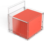 UMAIL File Box,Hanging File Organizer,Portable Storage Bins with Lids,Letter-size File Holder File Cabinet for Office/Home/Decor No Folders(1pack