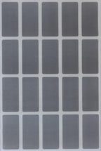 Small Rectangular Label Stickers 1.57 inch x 0.75 inch - 2160 Pack, Grey Color-Coding Labels (40mm x 19mm)