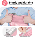 Fuxury Large Poly Mailers 14.5x19'' 100Pc, Waterproof Shipping Bags for Clothing, Strong Adhesive Mailers Poly Bags for Small Business Suppliers, Durable Shipping Envelopes Mailing Bags Light Pink