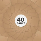 CRUGLA 40 Packs 6x4x3 Shipping Boxes Corrugated Cardboard Mailing Boxes Shipping Box Bulk for Packing Boxes