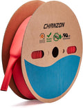 Chanzon 80Ft Roll 1-1/4" (30mm) Red Adhesive Heat Shrink Tubing - 2:1 Shrinkable Tube 1pcs