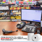3 1/8 x 230ft Thermal Paper 20 Rolls - 80mm Receipt Cash Register Paper, Fits Credit Card POS Square Terminal Printer - Fits Star Micronics TSP100 TSP143 Epson