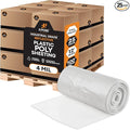 Xpose Safety Clear Plastic Sheeting (Bulk Half Pallet 25 Pack) – 12' x 100' Rolls – Heavy Duty 4 Mil Poly Sheet – Waterproof, Dustproof, Vapor Barrier – for Construction, Painting, Industrial Use