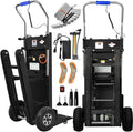 Electric Stair Climbing Hand Trucks Dolly Cart, 900lb Capacity Heavy Duty Stair Climber with Ropes, Carry Heavy Objects Up and Down Stairs Effortless for Furniture Logistics Warehouse, 1250W Motor