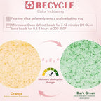 VOISEN Silica Gel Flower Drying, 10LBS Silica Gel for Drying Flowers,Color Indicating Flower Preservation Kit Contains Flowers Desiccant, Brush, Gloves, Plastic Box