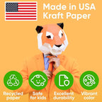 Black 18" x 1200" (100 ft) Kraft Paper, 45 lbs Thickness, USA-Made Recyclable, 16 Rolls