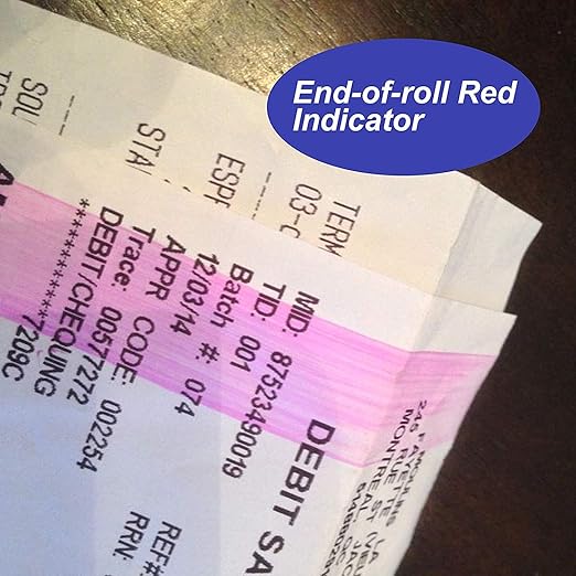 Carbonless, Receipt Rolls, Paper, 3" x 95' x 7/16" Core, 2 Ply White/Canary, 50 Rolls per Carton