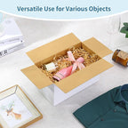 Famagic Small Shipping Boxes 11x6x6 Inch 10 Pack White Box Corrugated Cardboard Boxes for Packaging Small Business, Mailing Boxes for Shipping