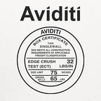 AVIDITI Shipping Boxes Small 9"L x 6"W x 4"H, 50-Pack | Corrugated Cardboard Box for Packing, Moving and Storage