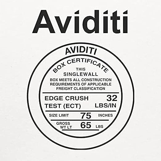 Aviditi White Corrugated Cardboard Mailing Boxes, 8" x 3" x 3" (Pack of 50) Crush-Proof Mailers, Small Cardboard Boxes for Shipping, Packing, Moving, and Storage
