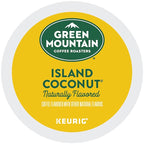 Green Mountain Coffee Roasters Island Coconut, Keurig Single-Serve K-Cup Pod, Flavored Light Roast Coffee Pods, 72 Count