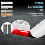 Floor Cord Cover Self Adhesive Cord Hider,3.3FT Cable Management, Extension Strip Protector for Wires, Prevent Cable Trips for Offices, Gyms, Exhibitions Cavity:0.39"(W) x 0.27"(H) White