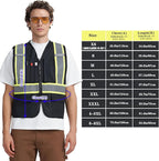 A-KSAFETY Custom High Visibility Reflective Safety Vest with logo