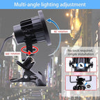 Clip Floodlight 15W LED Work Light IP65 Waterproof 150W Equivalent 11.5ft 3.5m Cord with Plug Lights for Workshop Garage, Construction Site Applicable to Various environments (15W Daylight White)