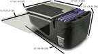 AutoExec AE-GMCD-PI-PM-PS-21M GripMaster Car Desk for Your Vehicle Workstation and Mobile Office, Mahogany with 400 watt Power Inverter, Phone Mount and Printer Stand
