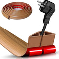 Floor Cable Cover Strips SelfAdhesive Cord Organizers for Wall Durability Wear Resistant for Wall Protections