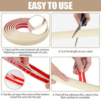 Floor Cord Cover Self Adhesive Cord Hider,3.3FT Cable Management, Extension Strip Protector for Wires, Prevent Cable Trips for Offices, Gyms, Exhibitions Cavity:0.51"(W) x 0.3"(H) Yellow Wood