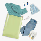 Metronic Large Poly Mailers 19x24 500 Pcs, Waterproof Shipping Bags for Clothing, Strong Adhensive Mailers Bags, Shipping Envelopes for Small Business, Tear-resistant Mailing Bags in Avocado Green