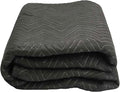 US Cargo Control Moving Blankets 72"x80" MBDELUXE65 Econo Deluxe, (65 lb/doz Weight), Professional Quilted Large Moving Blankets, Furniture Packing Pads for Shipping, Cargo Blanket, Black