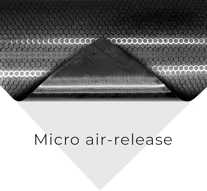VViViD+ Honeycomb Matte Black Small Pattern Car Wrap Vinyl (25ft x 5ft)